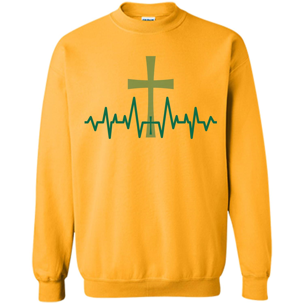 Christian ECG T-shirt Gold