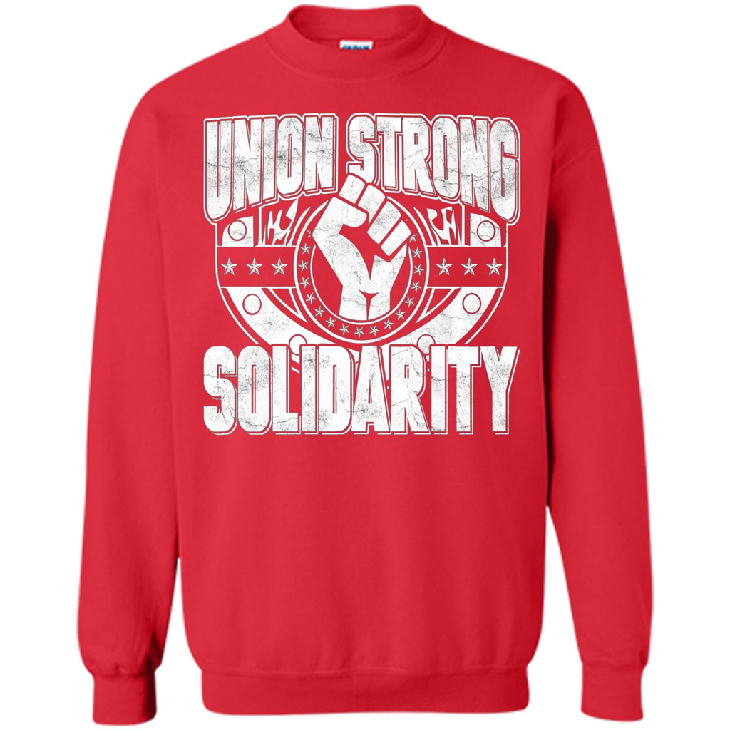 Union Strong Solidarity T-shirt Red