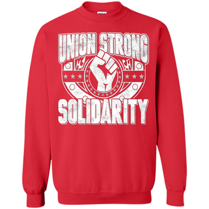 Union Strong Solidarity T-shirt Red