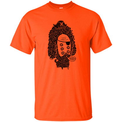 Mutant Pirate Dog T-shirt Orange