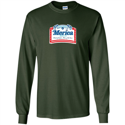 Independence Day T-shirt Merica 4th of July Patriotic USA Pride Forest Green