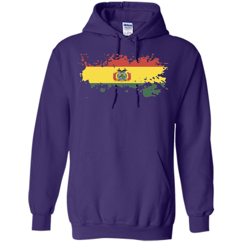 Flag of Bolivia Bolivian T-shirt Purple