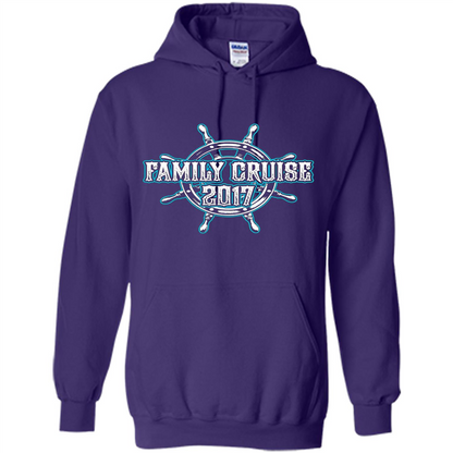 Family Cruise 2017 T-Shirt Family Vacation T-shirt Purple