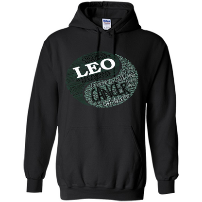 Zodiac Facts T-shirt Women Leo and Cancer T-shirt Black