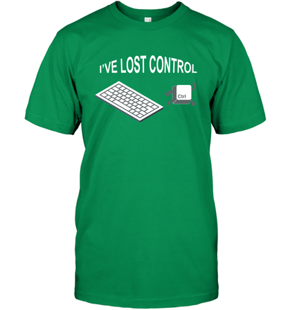 I've Lost Control Funny Ctrl Button Shirt T-Shirt T-Shirt Irish Green
