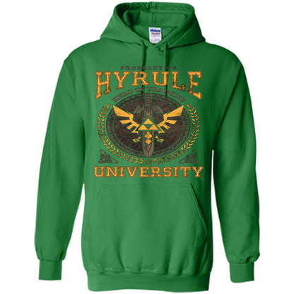 Property Of Hyrule Hero In Training Unicersity T-shirt Irish Green