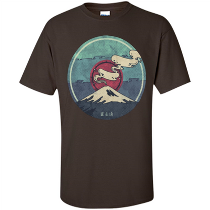 Mount Fuji T-shirt Dark Chocolate