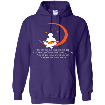For Long You Live And High You Fly And Smiles You’ll Give T-shirt Purple