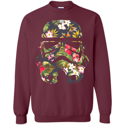 Tropical Stormtrooper Graphic T-Shirt Maroon