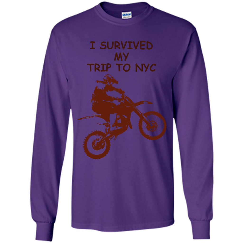 I Survived My Trip To NYC T-shirt Purple