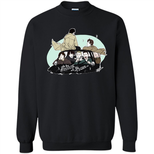 Movie T-shirt Superwholock T-shirt Black