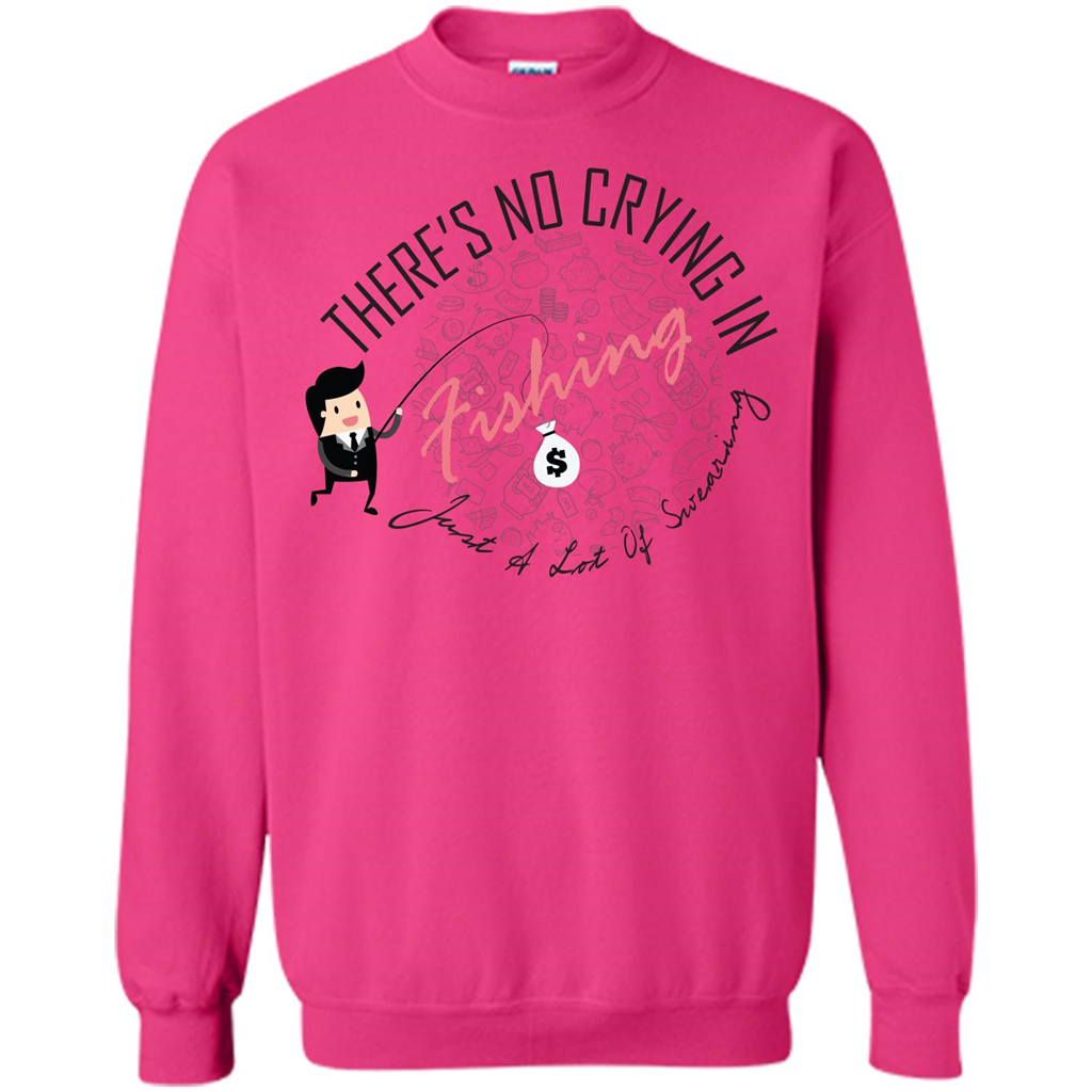 No Crying Fishing T-shirt Heliconia
