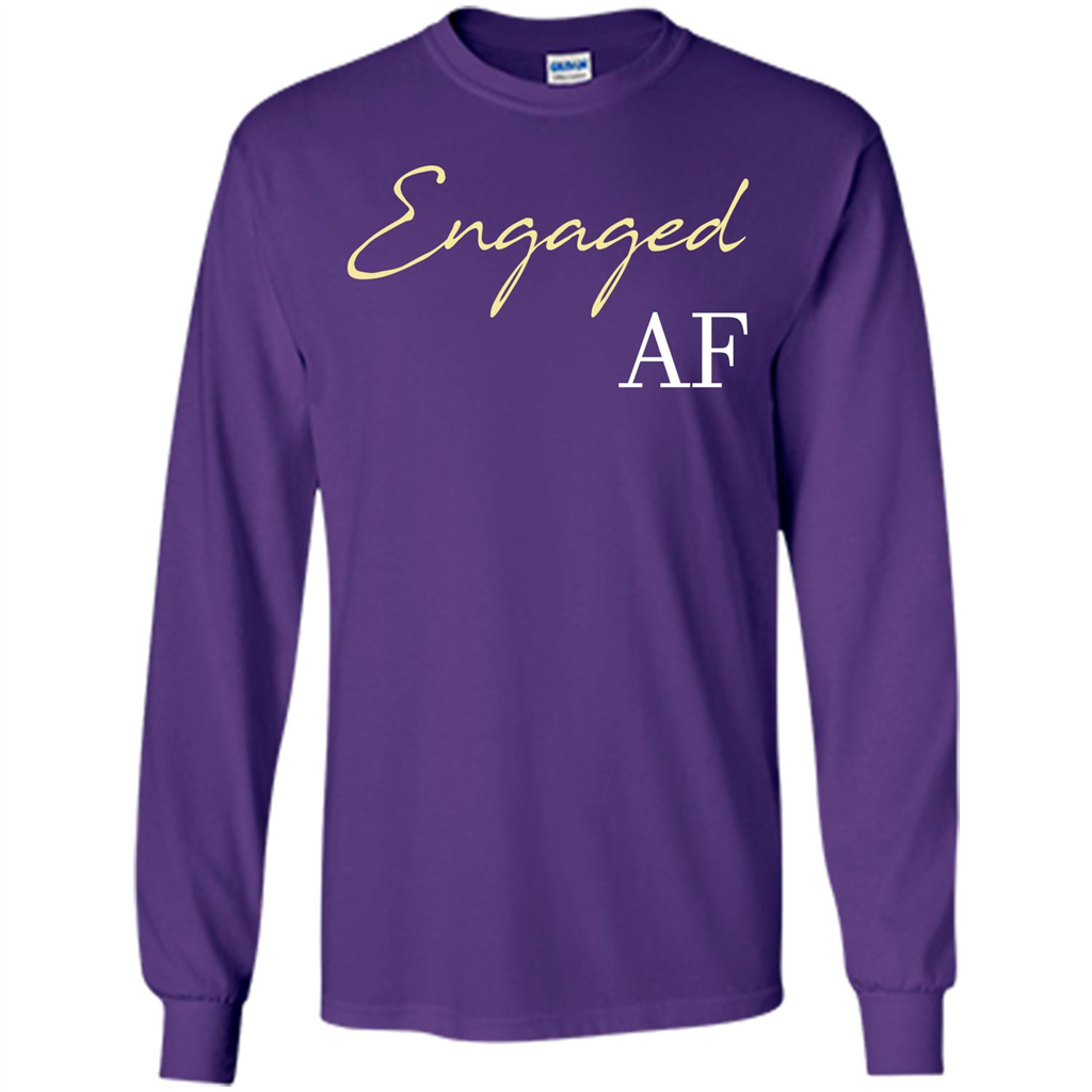 Engaged AF T-shirt Purple