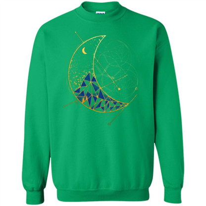 Moon Mountain T-shirt Irish Green