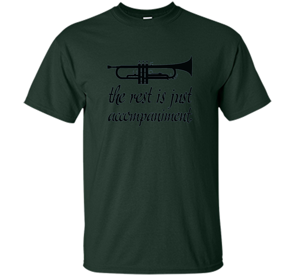 Trumpet Music Band T-shirt Forest Green
