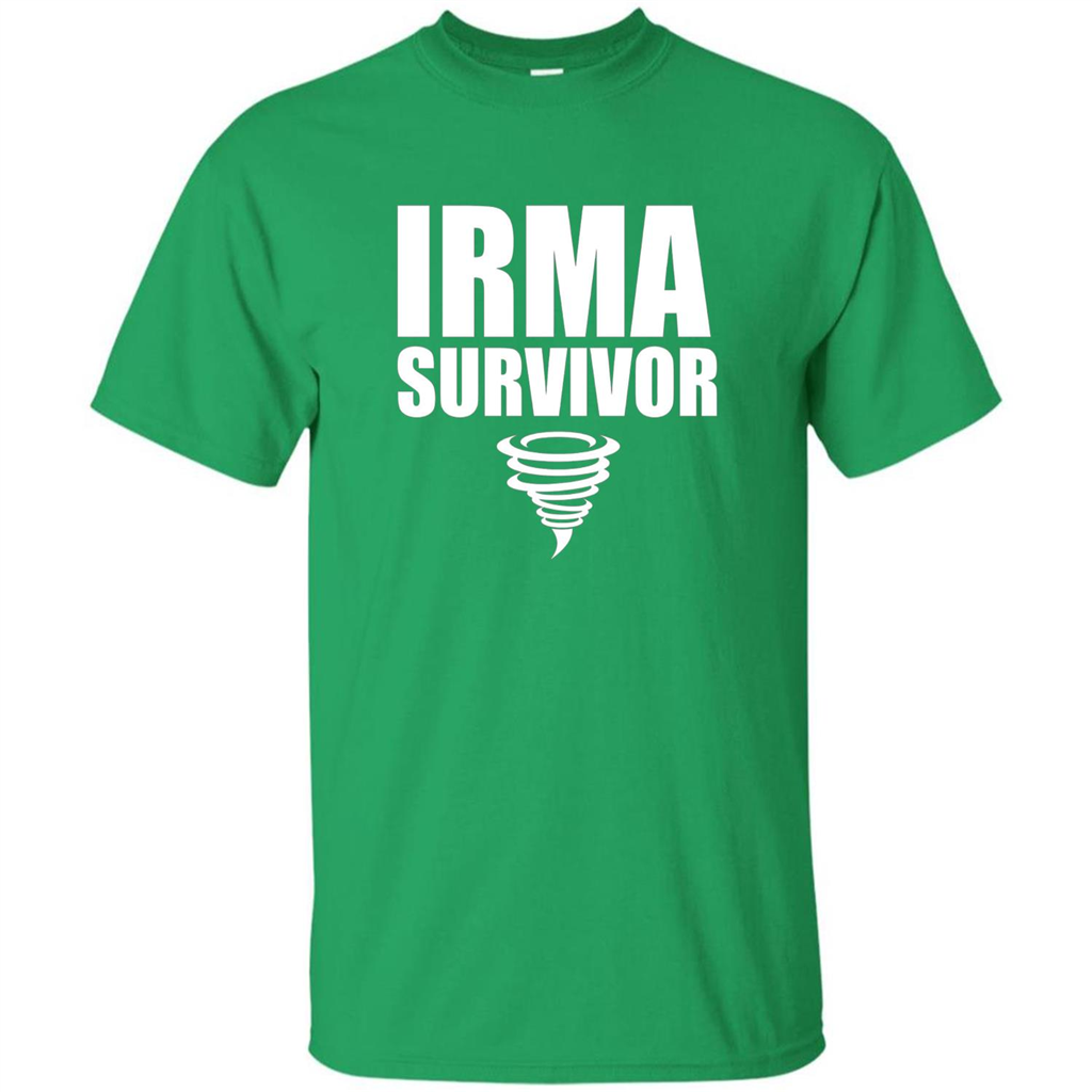 Hurricane Irma Survivor T-shirt Irish Green
