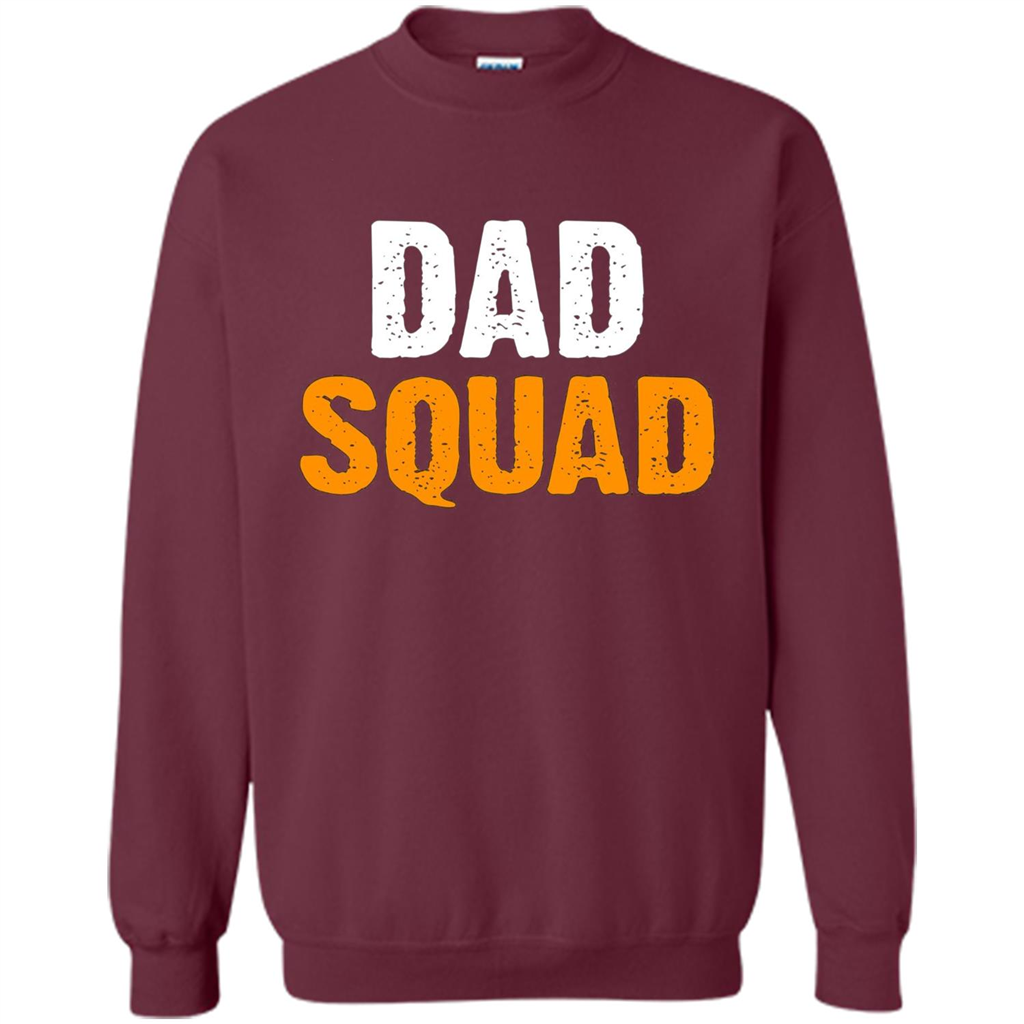Fathers day T-shirt DAD Squad Funny T-Shirt Maroon