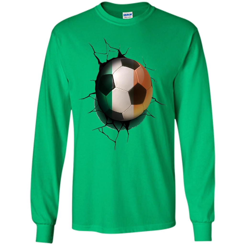 Ireland Football Soccer T-shirt Irish Green