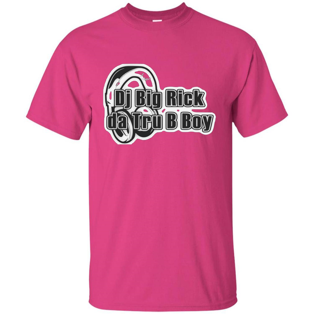 Music Lover T-shirt DJ Big Rick Tru B Boy Heliconia