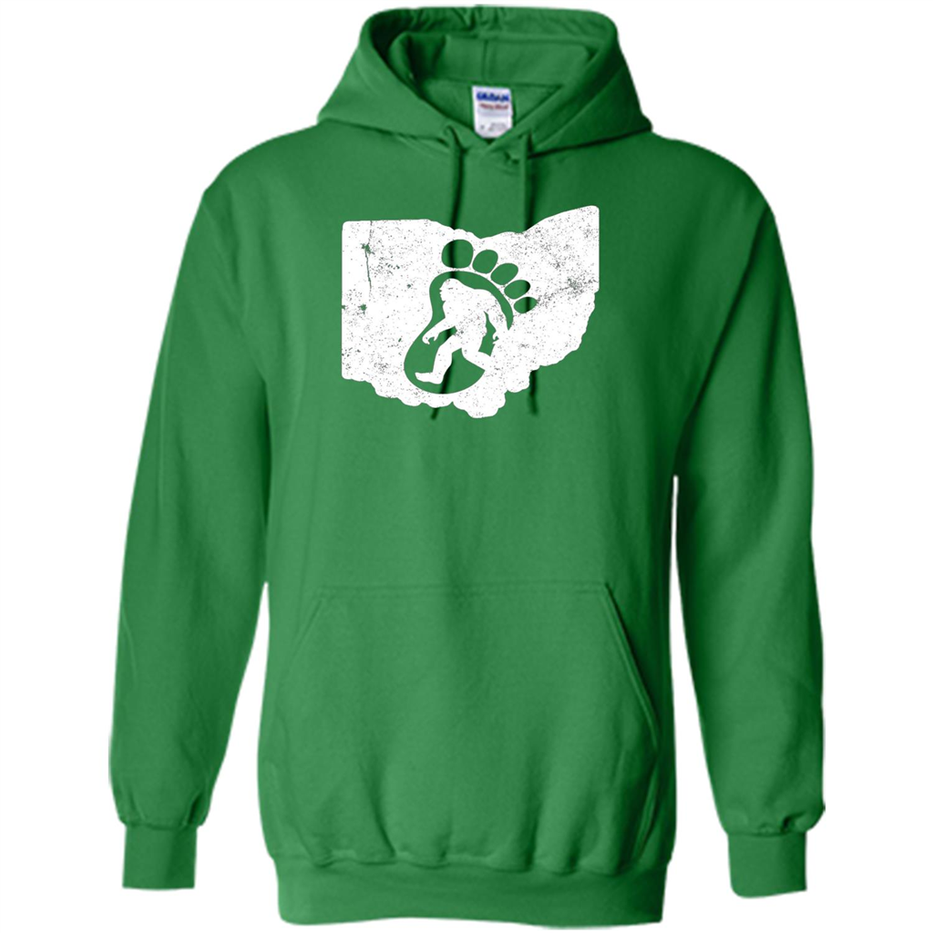 Ohio Hunting Bigfoot T-shirt Irish Green