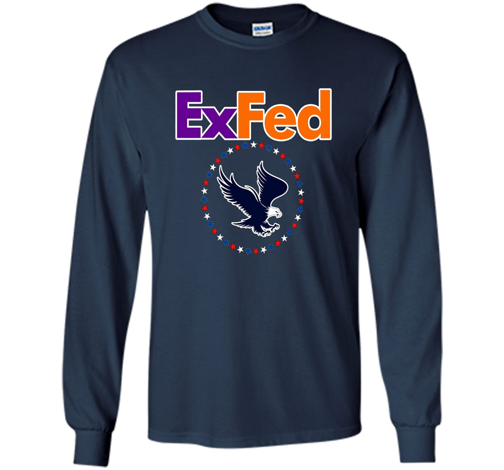 Funny Retired Federal Government Worker EX FED T-shirt t-shirt Navy