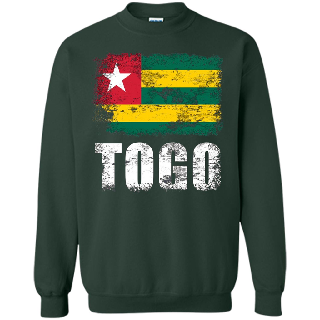 Togo Flag T-Shirt Togolese Republic T-shirt Forest Green