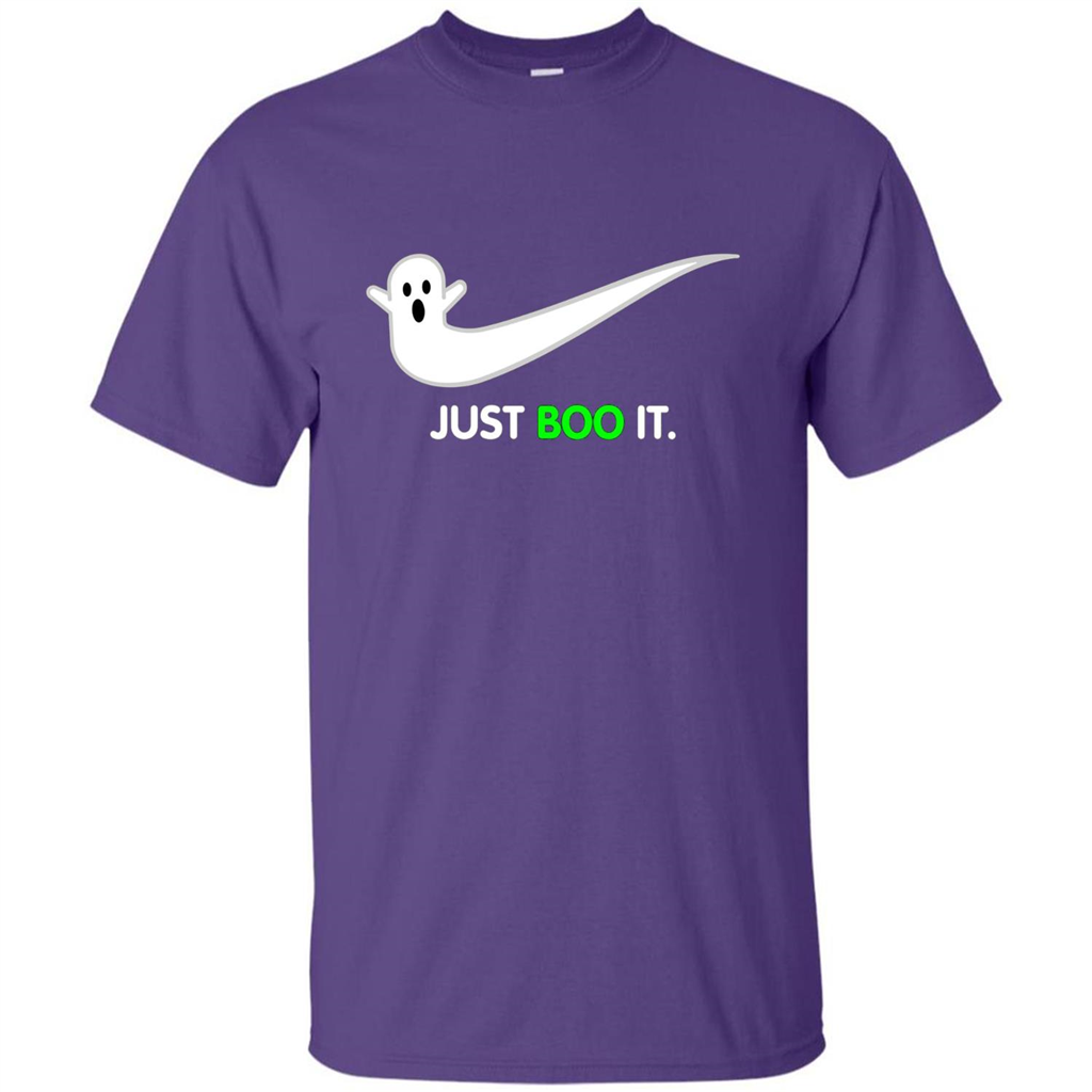 Just Boo It T-shirt Halloween Shirts Purple