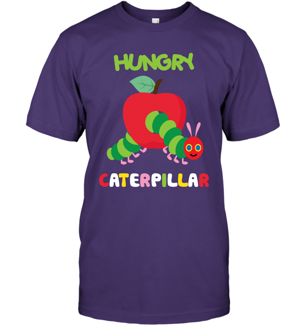 Hungry Caterpillar Funny Shirt T-Shirt T-Shirt Purple