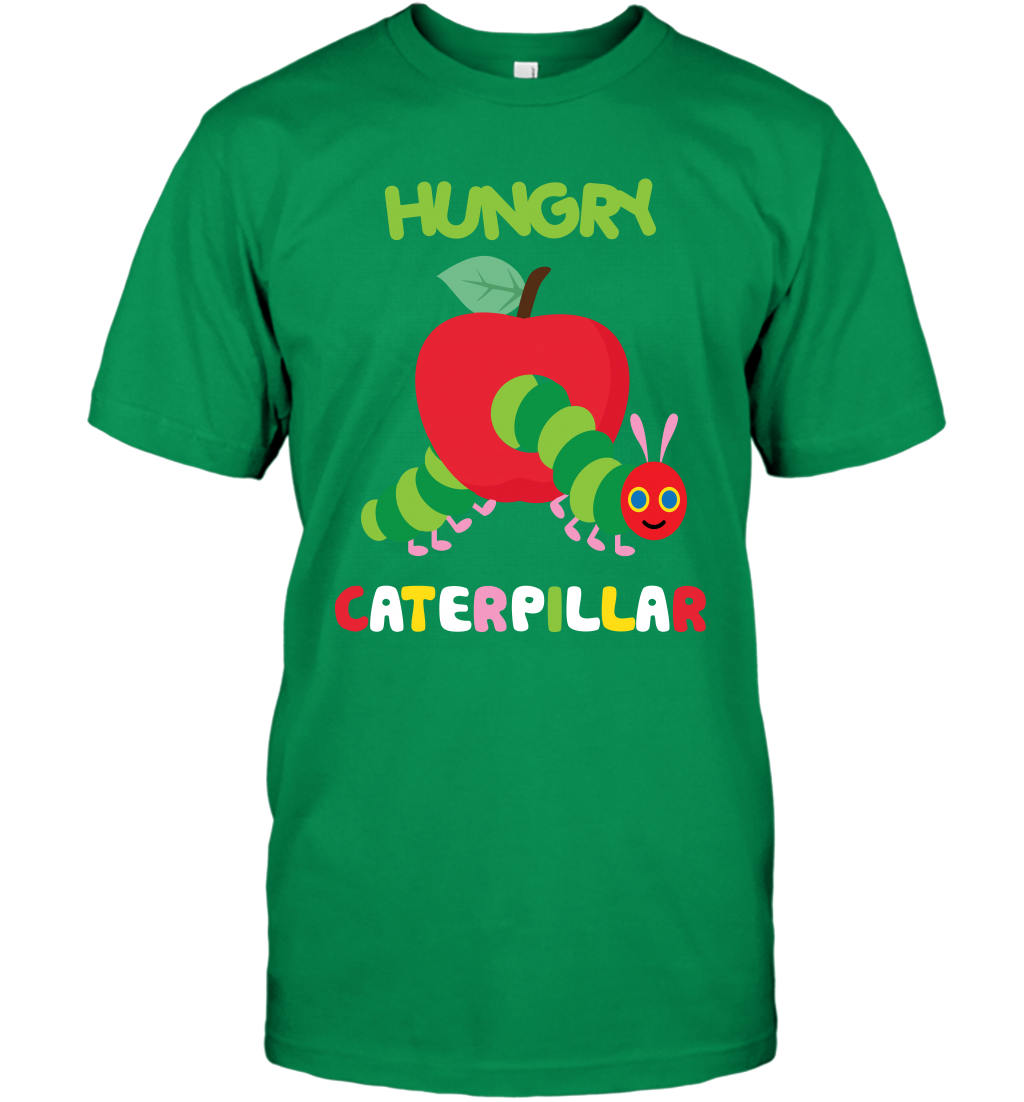 Hungry Caterpillar Funny Shirt T-Shirt T-Shirt Irish Green