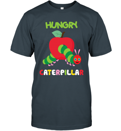 Hungry Caterpillar Funny Shirt T-Shirt T-Shirt Charcoal
