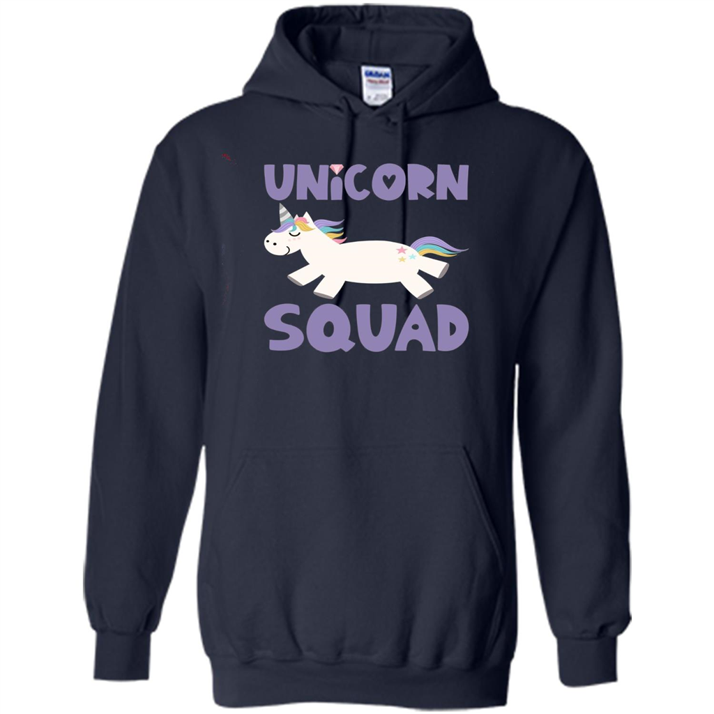 Unicorn Squad T-shirts Rainbow Fantasy Gift Princess Costume T-shirt Navy