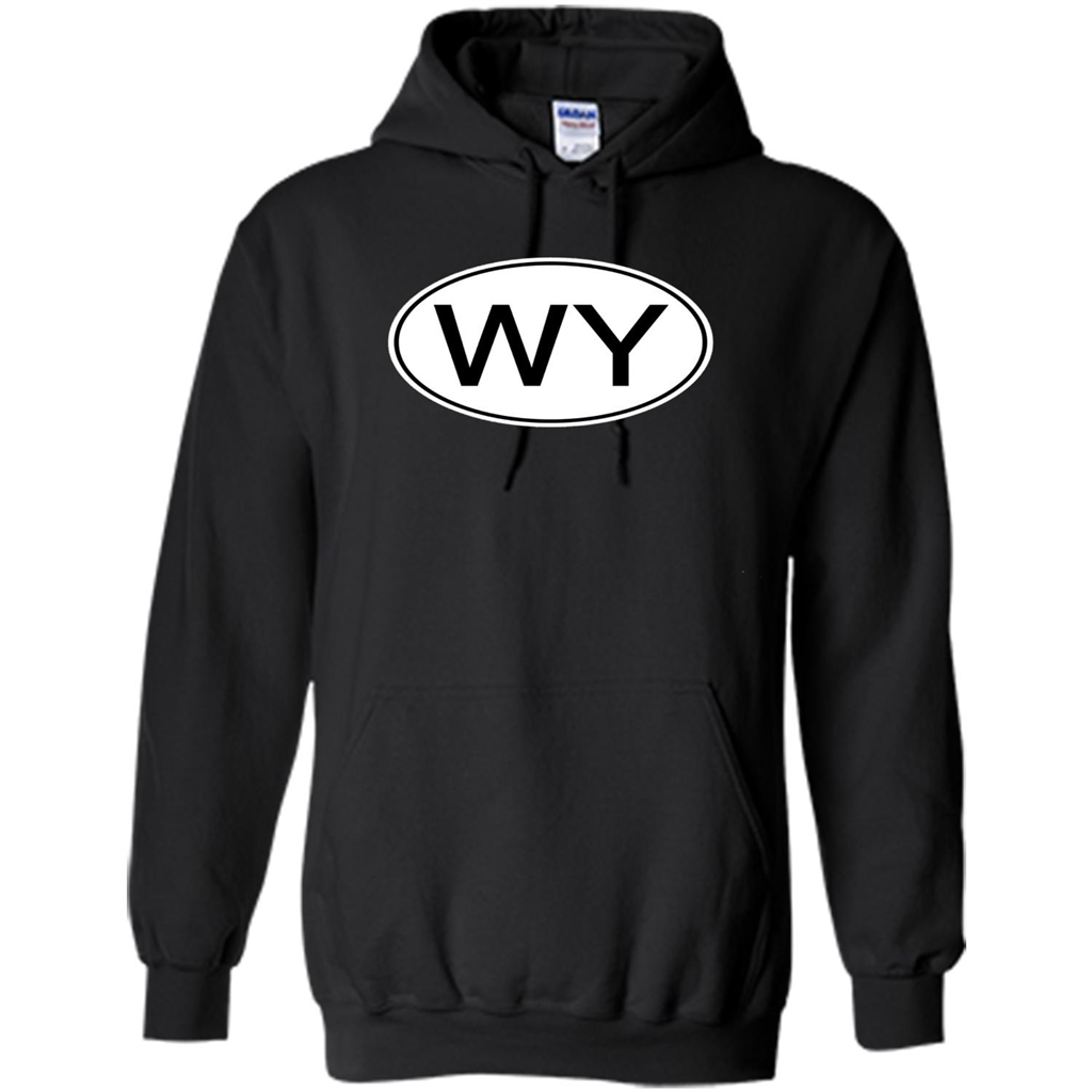 WY Wyoming Abbreviation T-shirt Orange