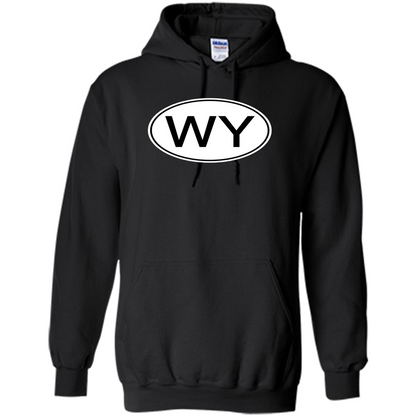 WY Wyoming Abbreviation T-shirt Orange