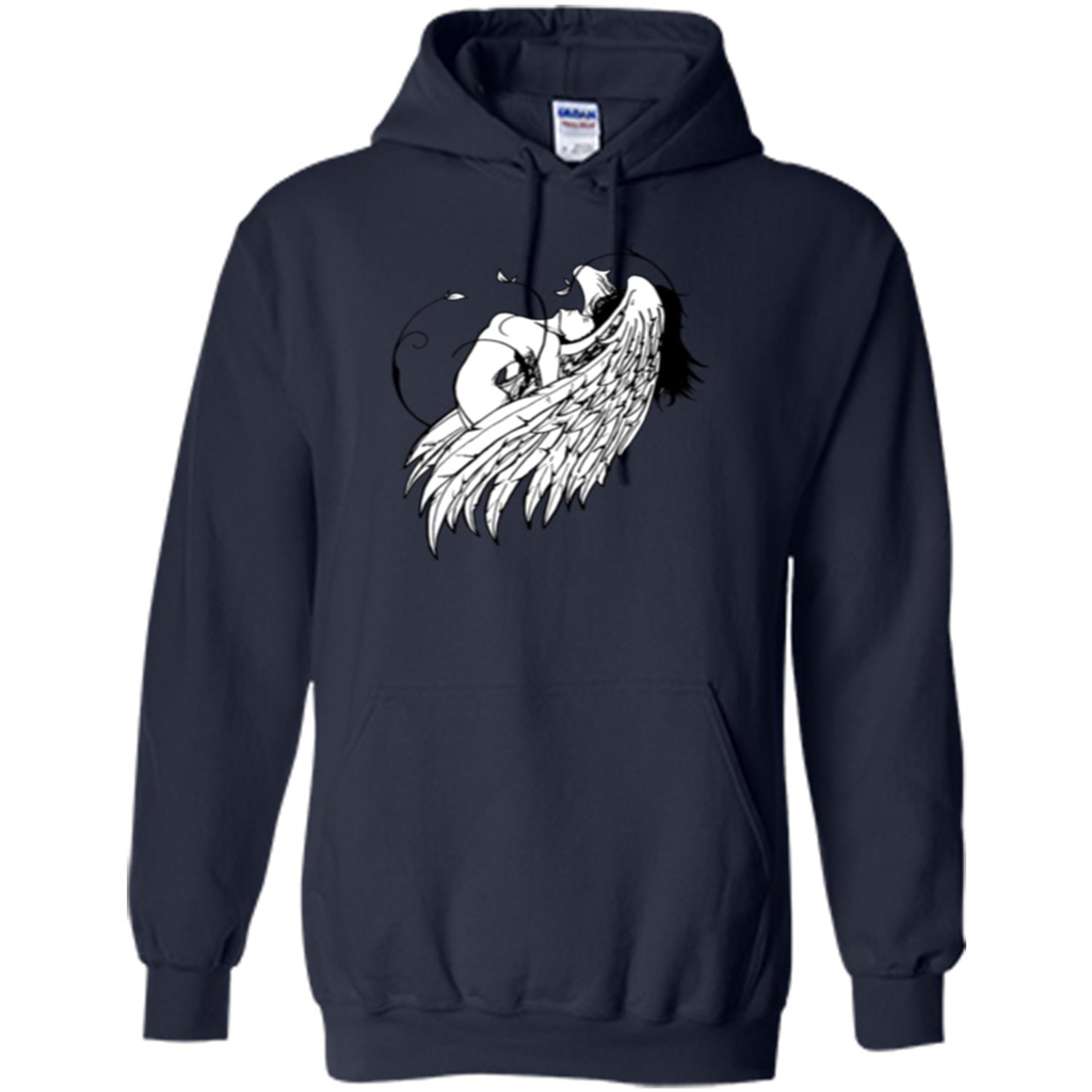 Angel T-shirt Angel Wings Navy