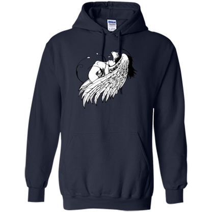Angel T-shirt Angel Wings Navy