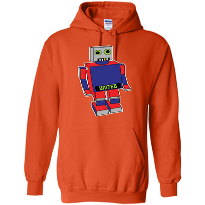 Robot T-shirt Gift for Kids Orange