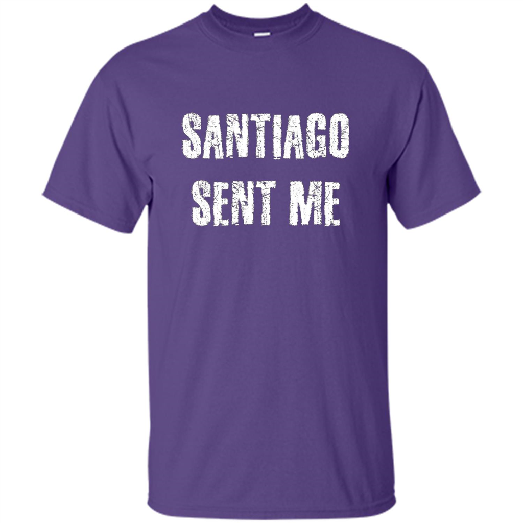 Santiago Sent Me T-shirt Purple