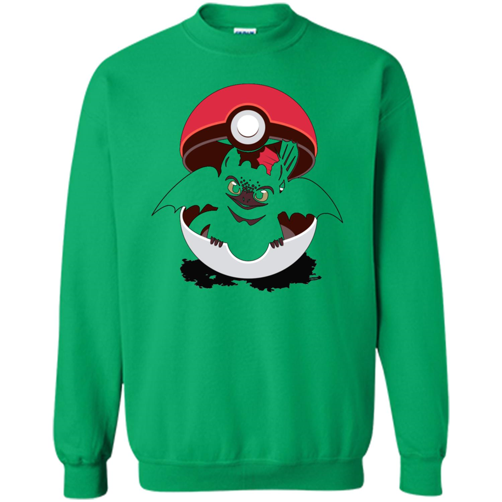 Cartoon T-shirt How To Catch Your Dragon Irish Green