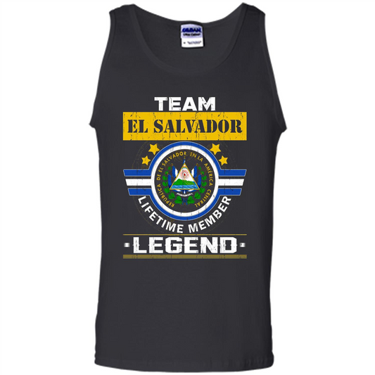Team El Salvador Lifetime Member Legend T-shirt Black