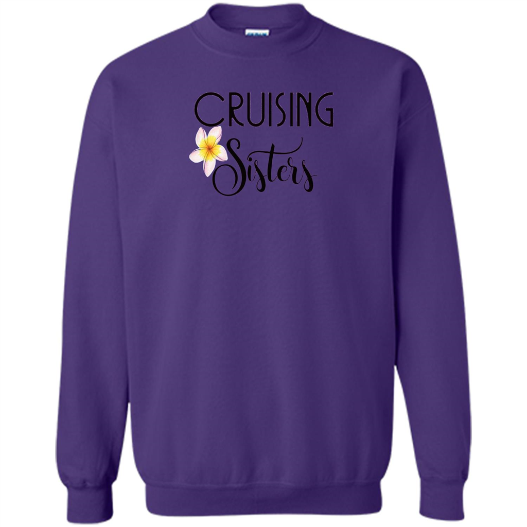 Cruising Sisters T-Shirt Cruise Vacation T-shirt Purple