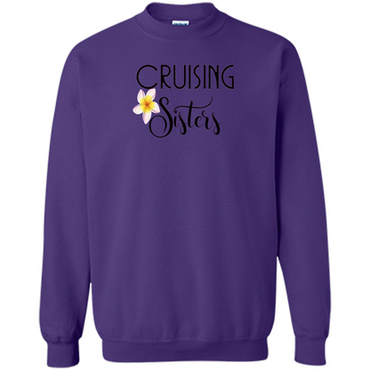 Cruising Sisters T-Shirt Cruise Vacation T-shirt Purple