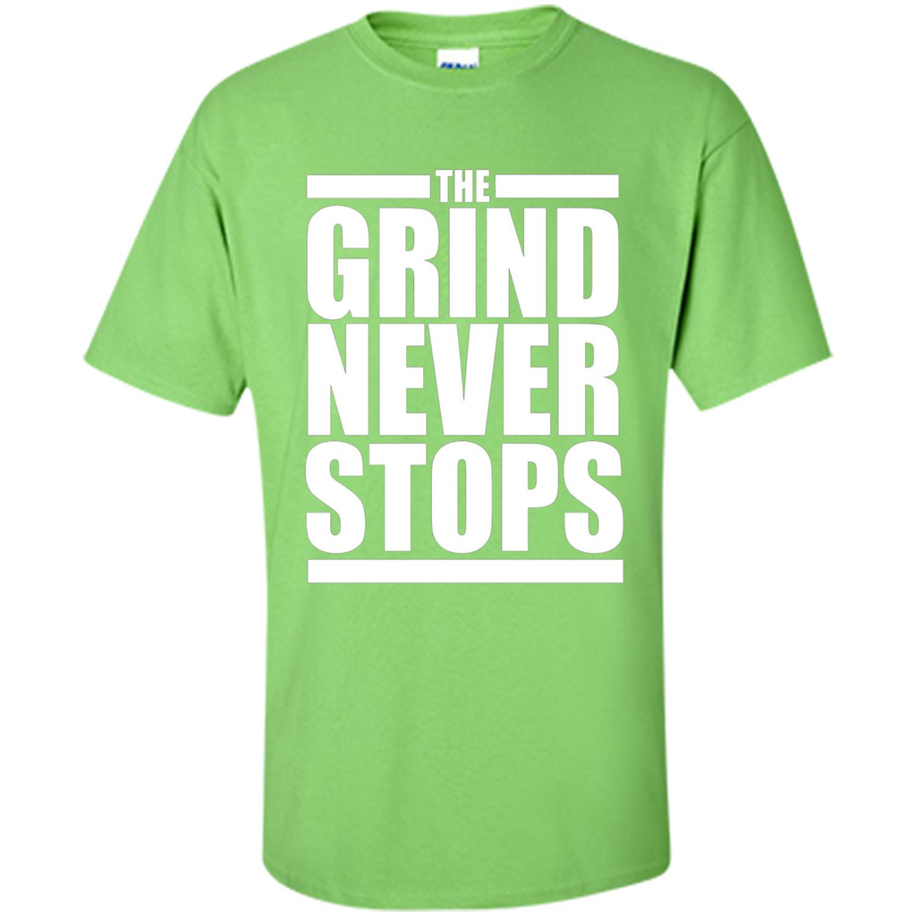 The Grind Never Stops T-shirt Lime