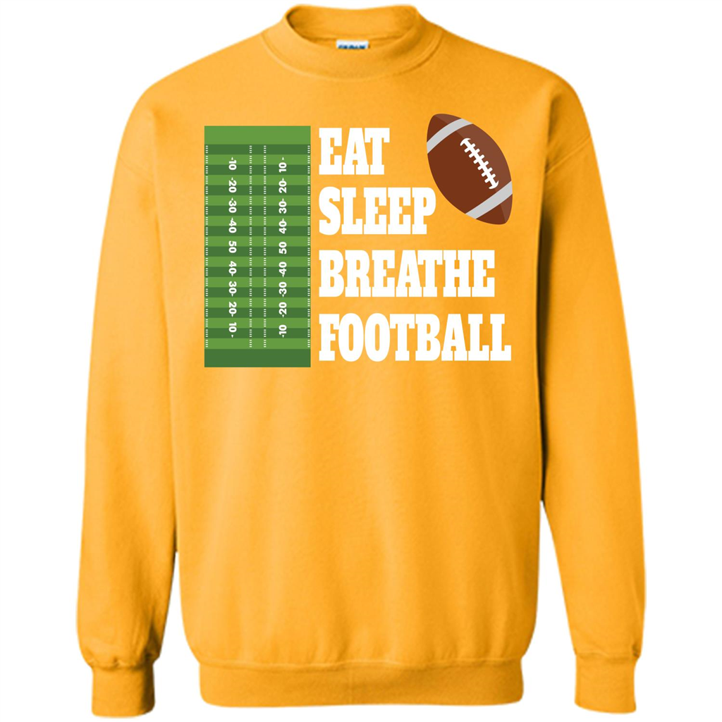 Eat Sleep Breathe Football T-shirt Gold