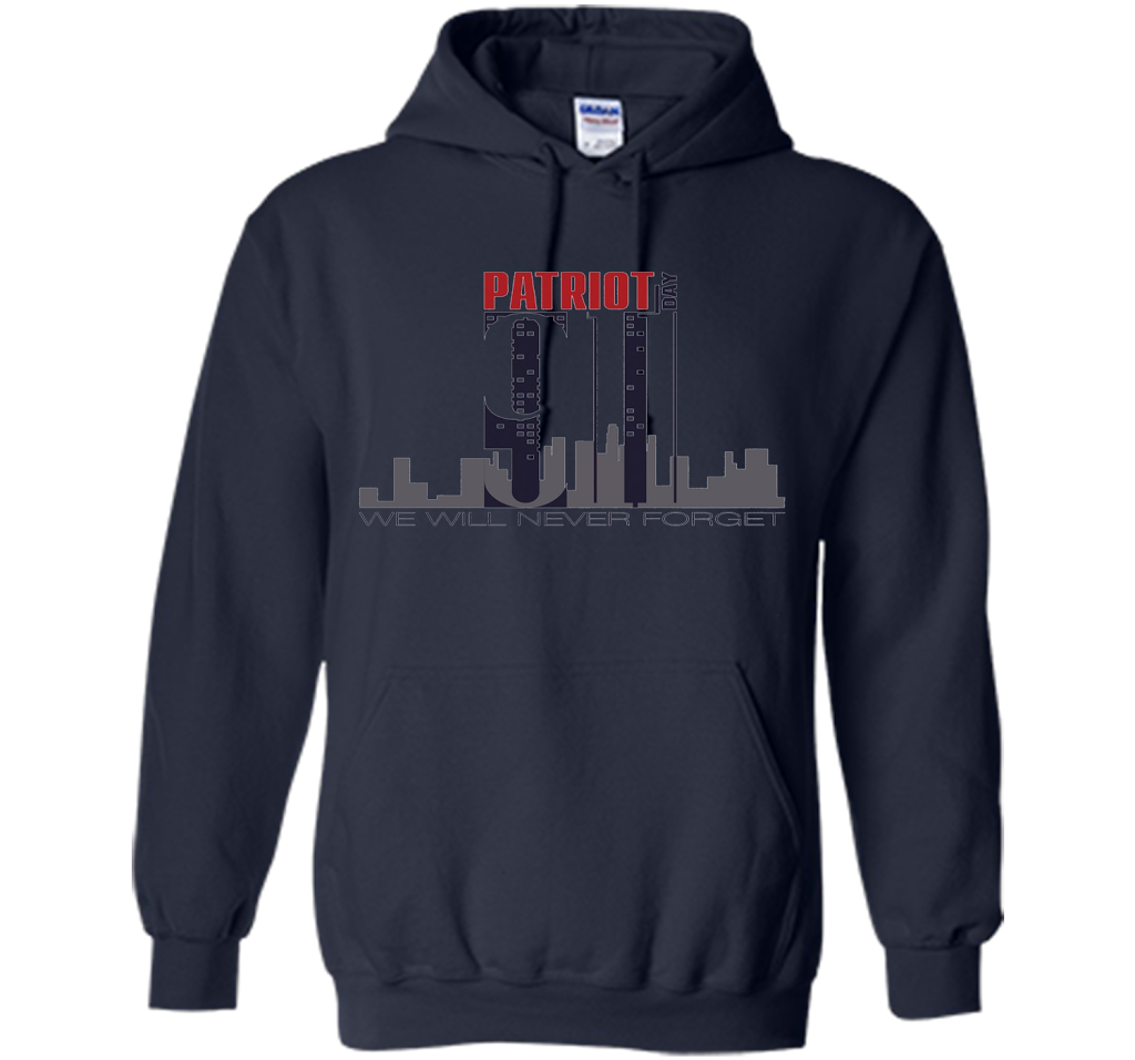 Patriot Day 911 Memorial Twin Tower We Will Never Forget TSh t-shirt Navy