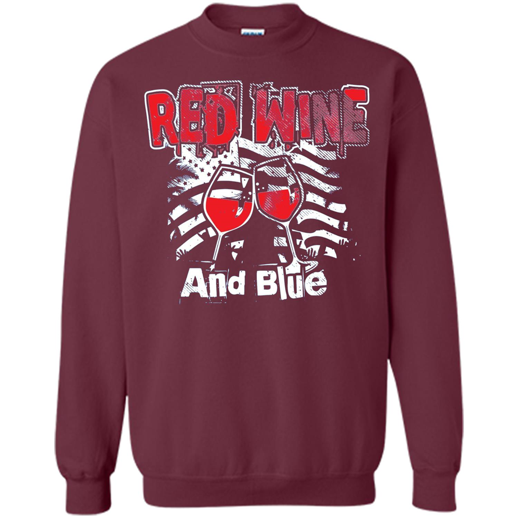 Red Wine And Blue Maroon