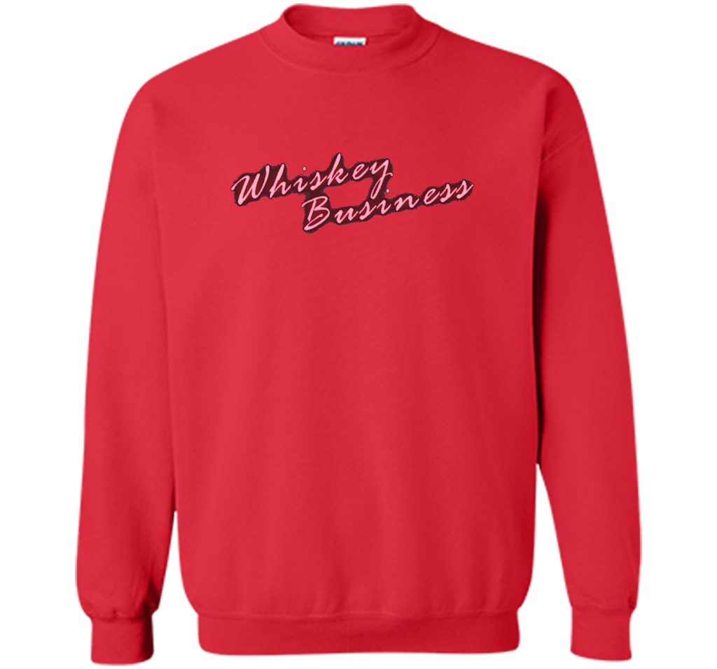 Whiskey Business Drinking 80's T-shirt shirt Red