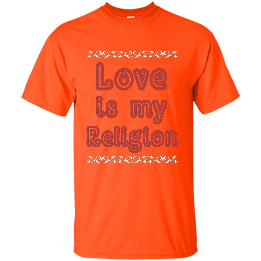 Love Is My Religion T-shirt Orange
