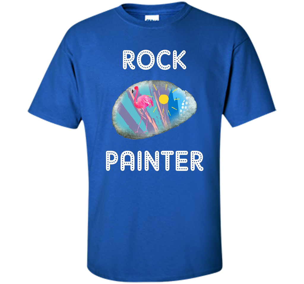 Rock Painter Shirt for People Who Paint Rocks or Hunt Rocks shirt Royal