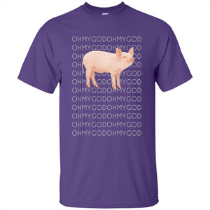 Oh My God Pig T-shirt Cute Pig T-shirt