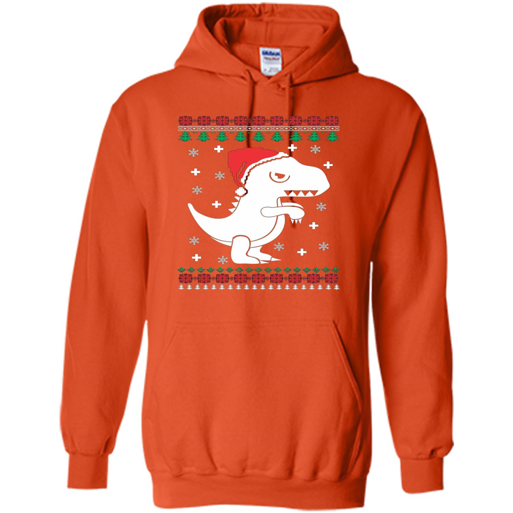 Dinosaur Christmas T-shirt T-rex T-shirt